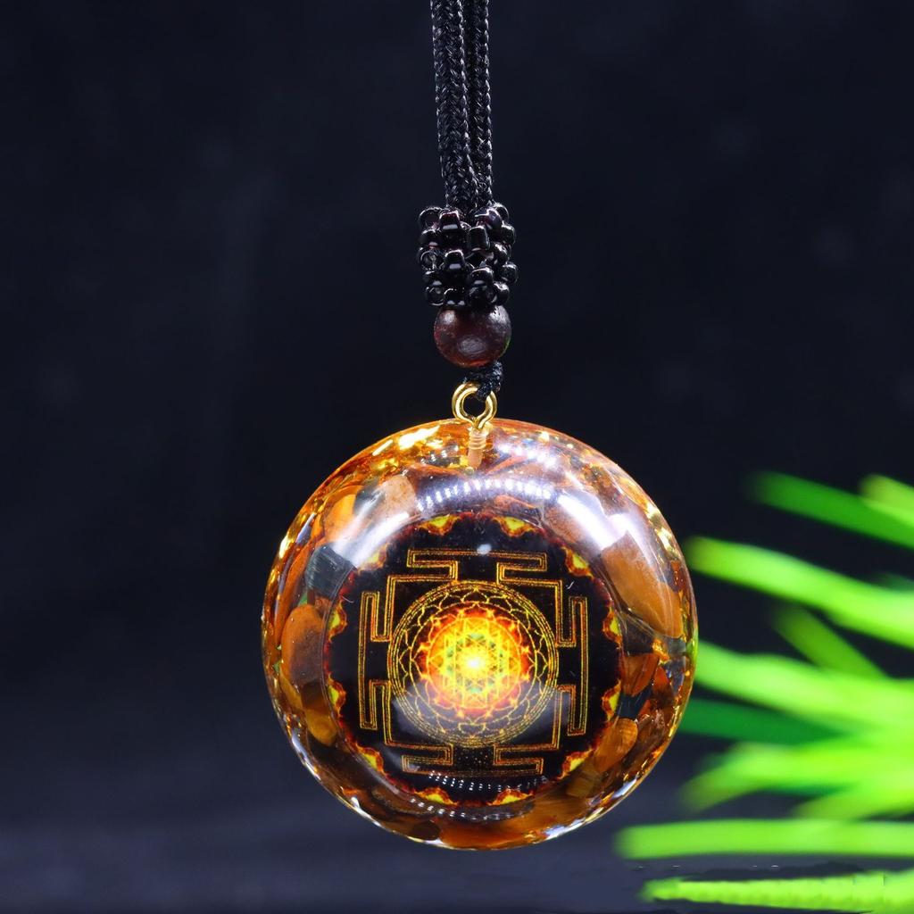 Crystal Pendant Quartz Chakra Necklace for Women Men Jewelry Gift