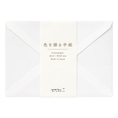 Midori Umschlag Western 2 Farben Geschenk Weiß 20568006