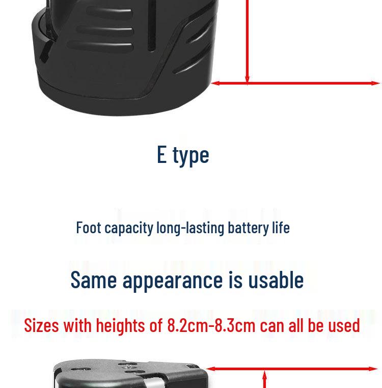 Universal Cordless Pistol Drill with 12V-18V Lithium Battery for Drill or Electric Screwdriver