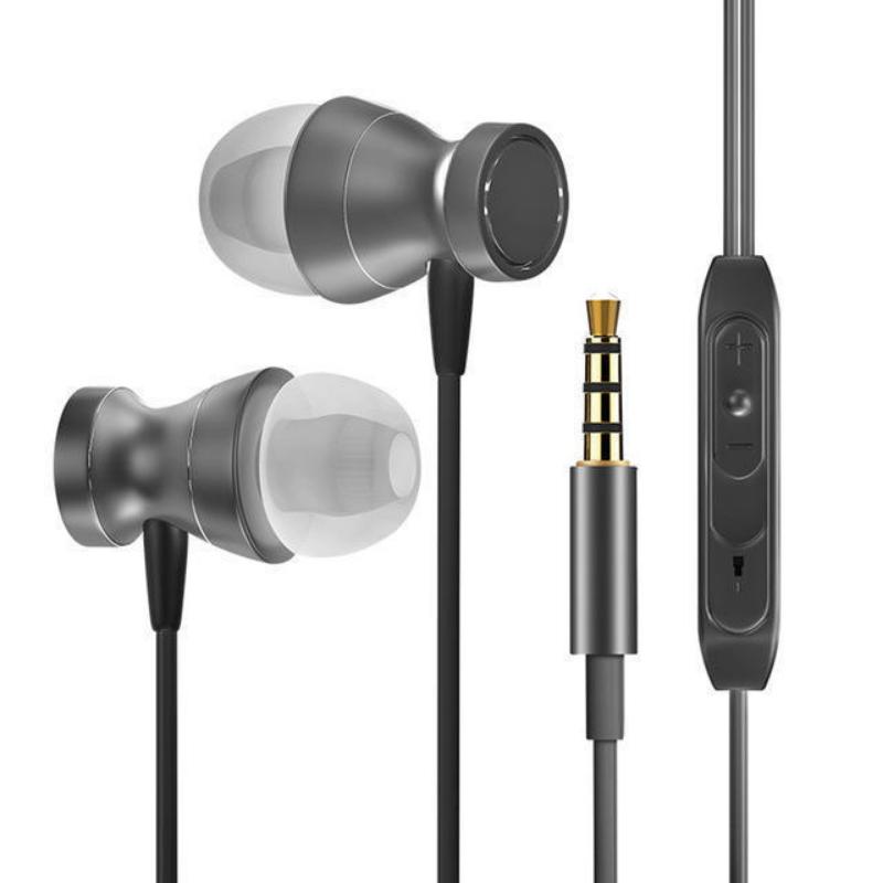 Kabelové sluchátko do uší pro telefon s mikrofonem 3,5mm Jack Standardní Stereo Profesionální