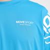 Move Sports Coolist by Move Round Short BL00 T-Shirt Descente, Sport, Sweat-Wicking, Quick-Drying, Heat-Dissipating, Neck, Sleeve, Men's, (ST5SHTZ0MB)