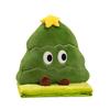 Christmas Tree Plush Pillow Blanket Cartoon Tree Shape Throw Pillow Stuffed Plushie Hugging Cushion Sofa Bedroom Living Room Decoration