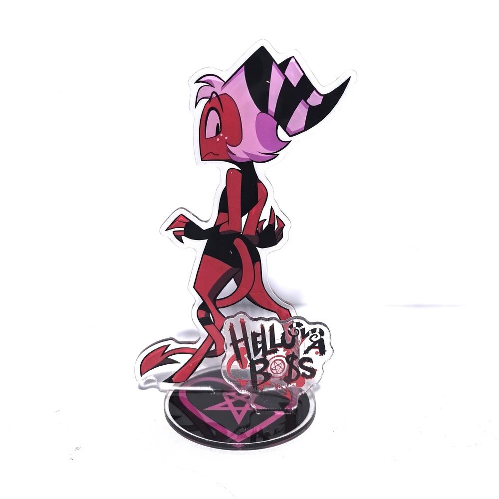 Anime Figure Acrylic Stand Model Plate Alastor Fizzarolli Angel Desk Decor Standing Sign Game Fans Gift Ornaments Stand Model