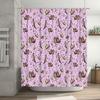 Cute Dachshund Dog Shower Curtain Waterproof Bath Decor German Hound Bathroom Set Vintage Pet Lover Gift Home Textile