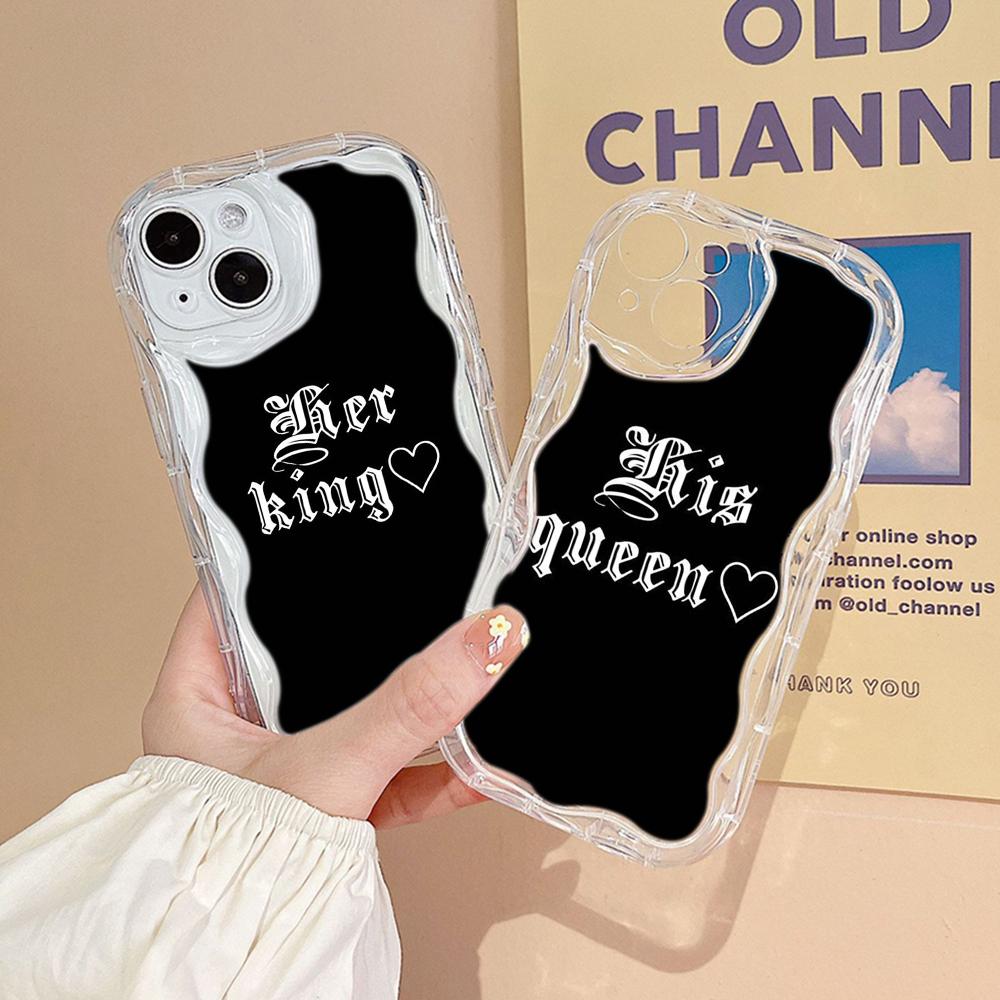 Ae84 King Queen Couple Art Protective Phone Cases for Samsung S23 S24 Ultra A55 A14 A25 A13 Infinix Hot 40 Pro Tecno Spark 20C Wave TPU Back Cover