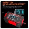Car Battery Charger 12V 6A Pulse Repair LCD Display Smart Fast Charge AGM Deep Cycle GEL Lead-Acid Charger For Auto Motorcycle
