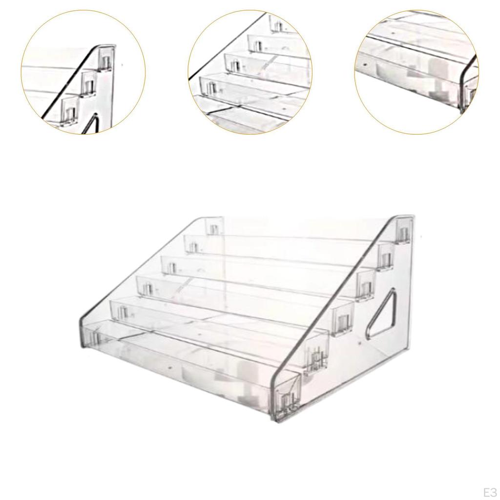 2 Acrylic Lipstick Holders, Nail Polish Display Stand, Essential Oil Stands for Shop