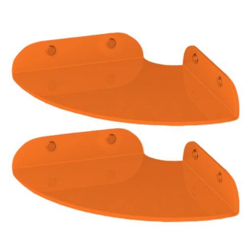 Clear Acrylic Corner Floating Shelves Set of 2 for Wall Storage SpaceSaving Transparent Display Shelves 9 5x9 5 Inches