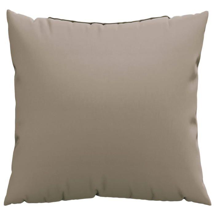 VidaXL Sofa Cushions Set of 4 Taupe 60x60 Cm Fabric 360411