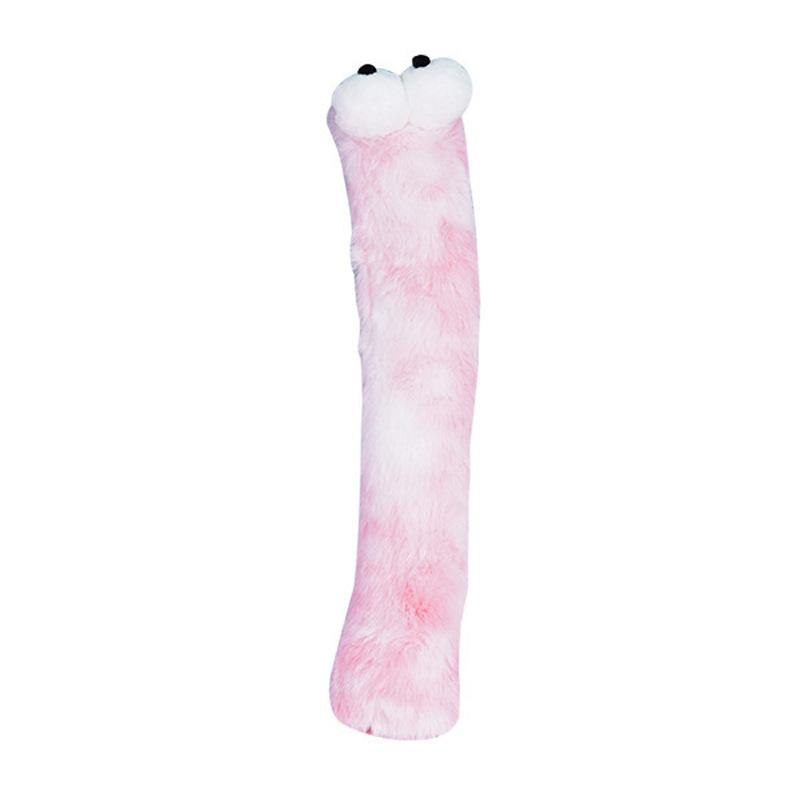 Cat Teaser Toy Plush Caterpillar Companionship Kitten Chew Toy Pet Teaser Stick Dental Cleaning Interactive Cat Toy Supplies