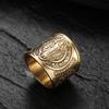 Exorcist Holy Brand Stainless Steel Ring Ring Mighty Exorcist Pulling Finger