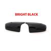 2pcs Side Wing Rearview Modified Car Styling Bright Black Carbon Fiber Pattern Mirror Cover Caps For BMW X5 E70 X6 E71 2008-2013