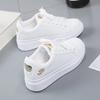 Spring and Summer New Women's Shoes Leather Ventilated Sports Style Casual Shoes Board Shoes Small White Shoes INS Low Top