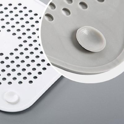 4 Pièces Bonde de Douche Capteur de Cheveux Passoire d'Évier Couvercle de Bonde Capteur de Cheveux Filtre à Cheveux en Silicone Accessoires de Cuisine Salle de Bain