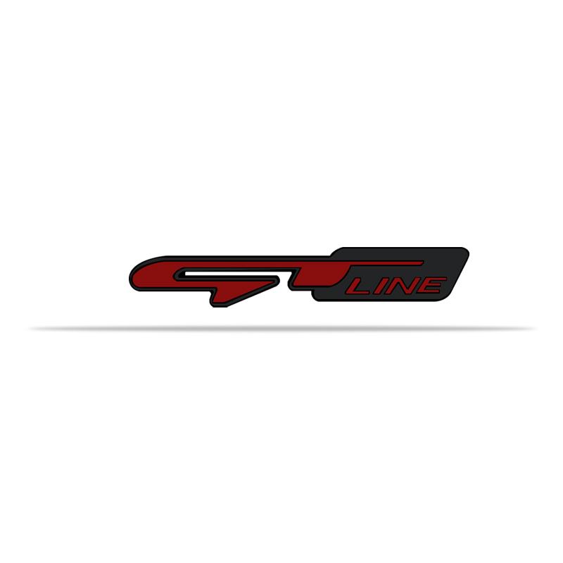 Alloy Metal GT LINE Logo Grille Emblem Rear Trunk Badge Sticker For Sorento Ceed Forte RIO Stonic K5 Sportage Venu Kona Santa Fe