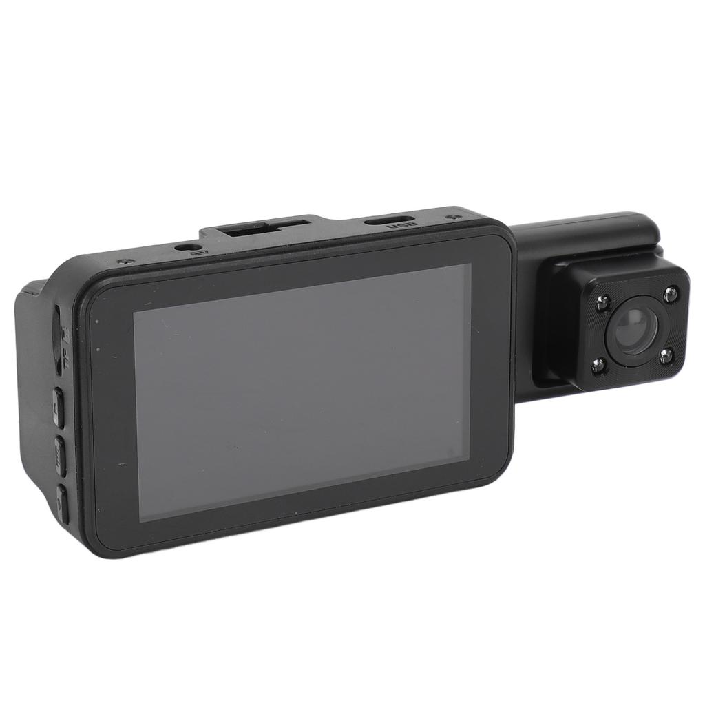 Driving Recorder Professional 3 Channel WiFi 1080P Front Loop Recording IR Night Vision Parking Mode Car Dash Cam