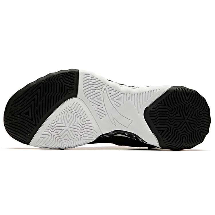 Anta Crazy 3 Low Top Basketballschuhe Herren Schwarz Weiß 11941607-4