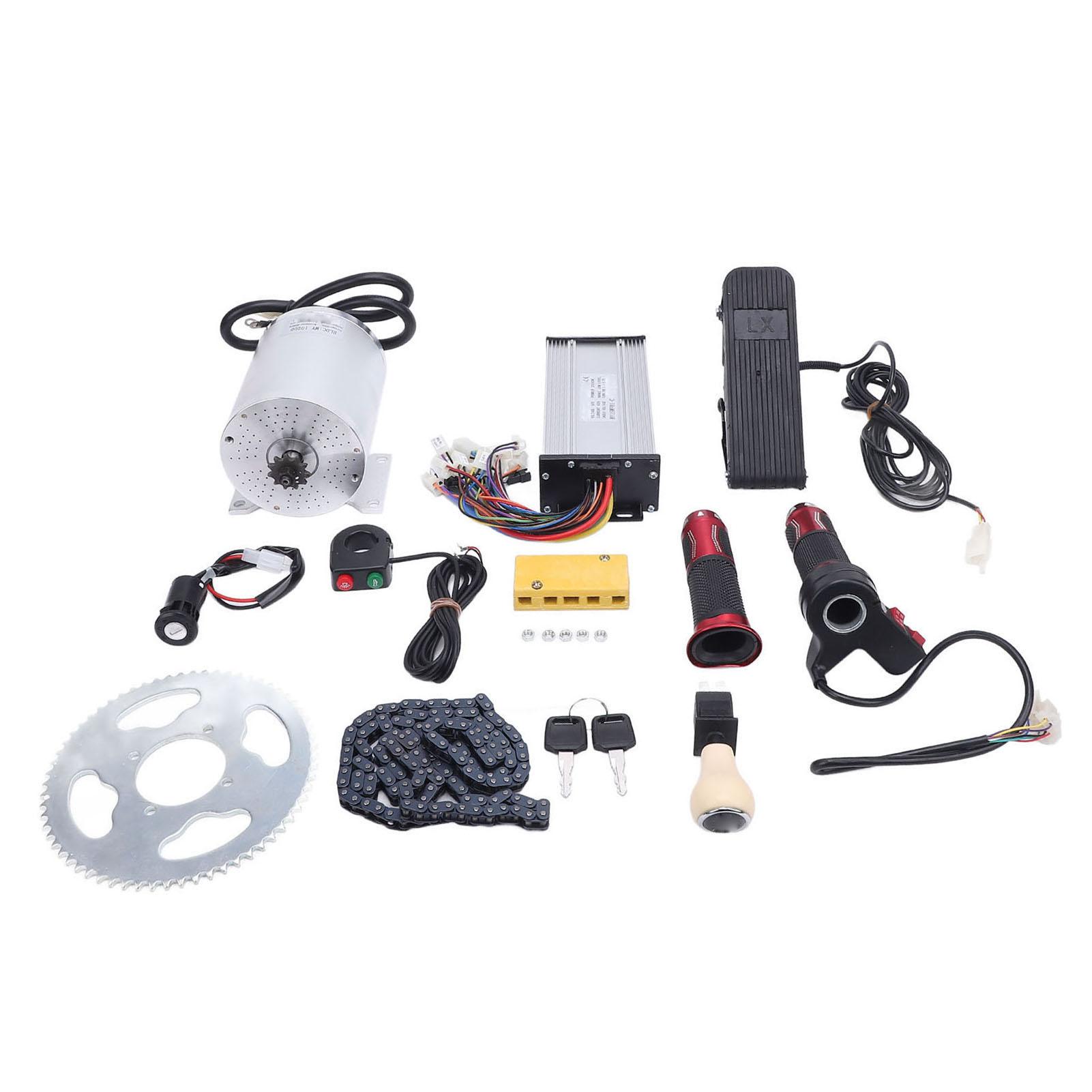 

Комплект бесщеточного двигателя 60 В 2500 Вт 4800 об/мин из алюминиевого сплава с низким уровнем шума для самостоятельной установки для электрического самоката, мотоцикла