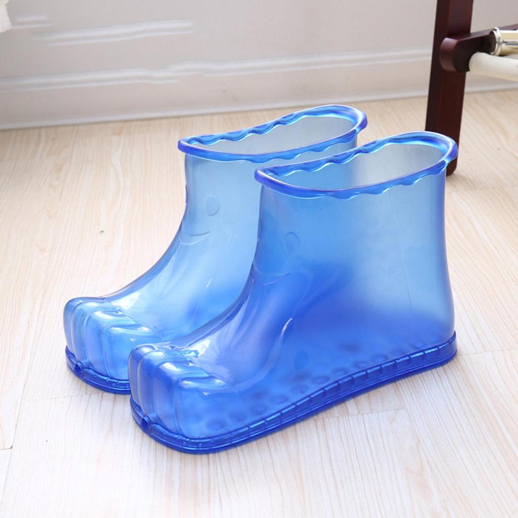 Foot Spa Soak Shoes Anti-Slip Massage Foot Bath Boots Portable Household Foot Soaker Heatproof Foot Soaking Shoes
