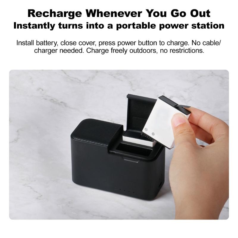 Quick Install Chargers Case for Action 5 /4/3 Camera High Impact Resistant Charging Solution For Adventurers