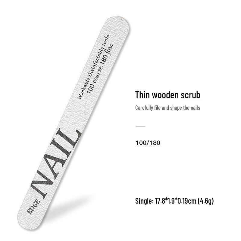 

Non-shedding Washable Double-sided Nail File for Polishing and Sanding