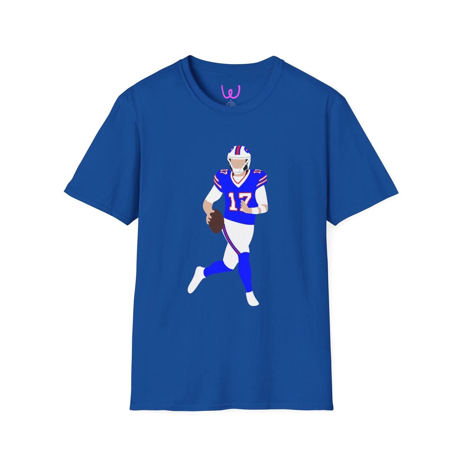 Josh Allen Quarterback Art T-Shirt S