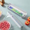 Practical Plastic Wrap Dispensers Suitable Fruits Vegetables Film Cutter Storage Box Handy Stretch Film Cutter Home Kitchen Tool