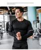 Men's Sportswear Gym T-Shirts Long Sleeve Compression Quick Dry Running Shirts Round Neck Sports Top