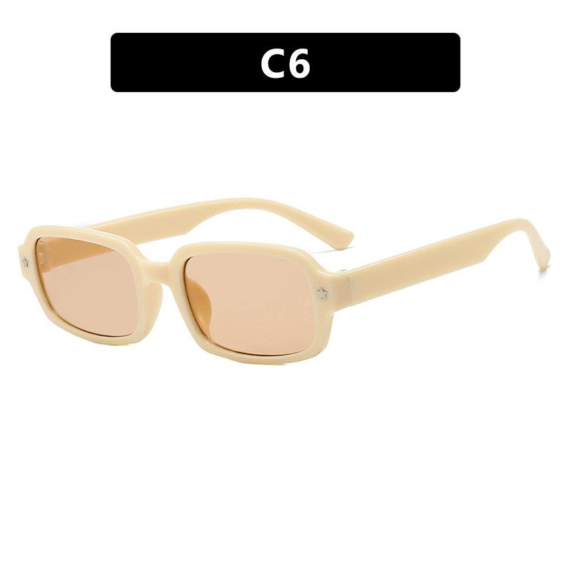 Classic Brand Designer Luxury Small Frame Square Sunglasses Women For Men Vintage Punk Sun Glasses Popular Hip Hop Shades Uv