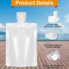 30/50/100ml Refillable Packaging Bags Travel Essentials Lotion Cosmetics Shampoo Shower Gel Portable Bags Makeup Fluid Bottles