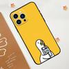 Cartoon Duck Knife Phone Case For iPhone 18 17 Pro Max 11 14 15 16 Pro Max 12 13 mini 16 Plus 16e 17 Air Funda