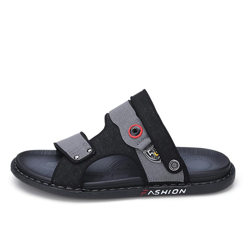 Fashion Fashion Men Slippers Soft Indoor Home Slides Male Non-slip Summer Outdoor Beach Men Sandals Flip Flops Men Shoes Large Size 44