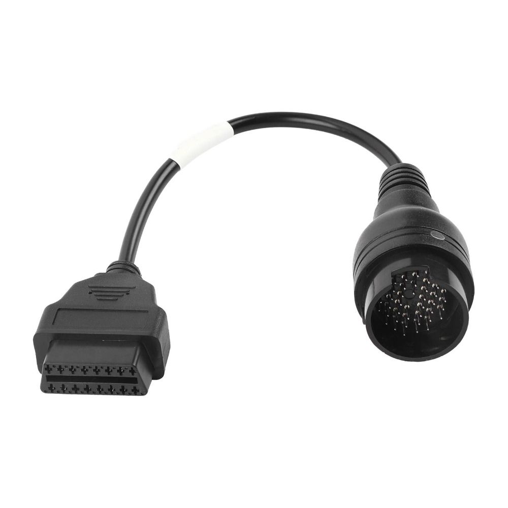 Durable OBD2 Adapter Black Diagnostic Cable Adapter Cable for Iveco Truck Professional Use