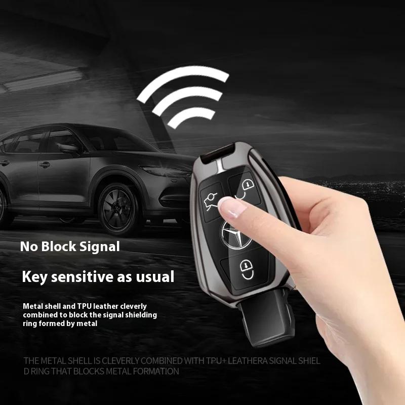 GLC GLB Mercedes-Benz A C E G S V Class CLA CLS GLA GLC GLE GLK Vito Sprinter SL SLK Viano ML Car Alloy Key Case Key Bag Shell