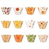 Thanksgiving Themed Pumpkin Leaf Pattern Paper Cake Border Props Decoration