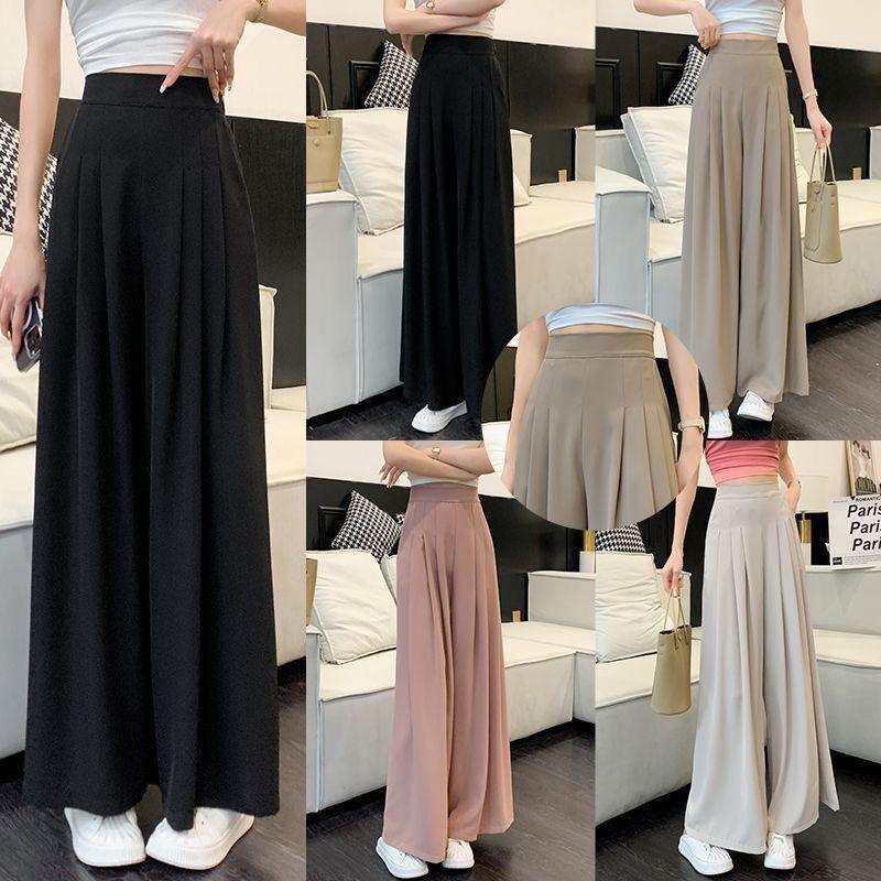 Summer Lightweight Wide-Leg High-Waisted Pants for Women - Age-Defying, Casual & Stylish