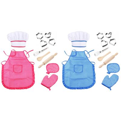 Tableware Sets Toys Kitchen Cooking Simulation Miniature Apron Kitchen Toys