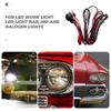Wiring Harness Kit for LED Light Bar Heavy Duty Fuse Relay Illuminated On Off Switch Security Harness Protecting LED Light Bar