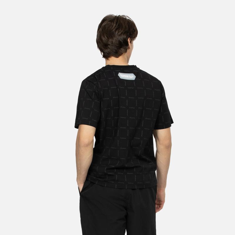 Evisu All Over Logo Print Short Sleeve T-Shirt Men Tops 2ESGNM4TS5254XXCT