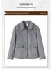 Spring Woolen Coat for Middle-Aged and Elderly Women (40-60) - Casual Wear for Spring and Autumn