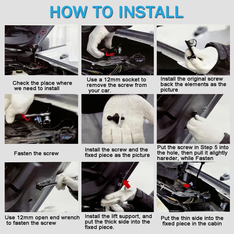 2021+ Ford Bronco Softtop-Haube Gasdruckfederstange