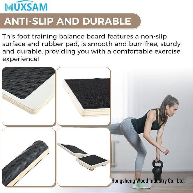 Wooden Yoga Foot Stretcher Ballet Balance Board