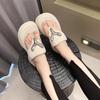 Slippers Women's Summer Outer Wear 2025 New Casual Soft-soled Beach Shoes Thick-soled Heightened Summer Pinch-on Flip-flops