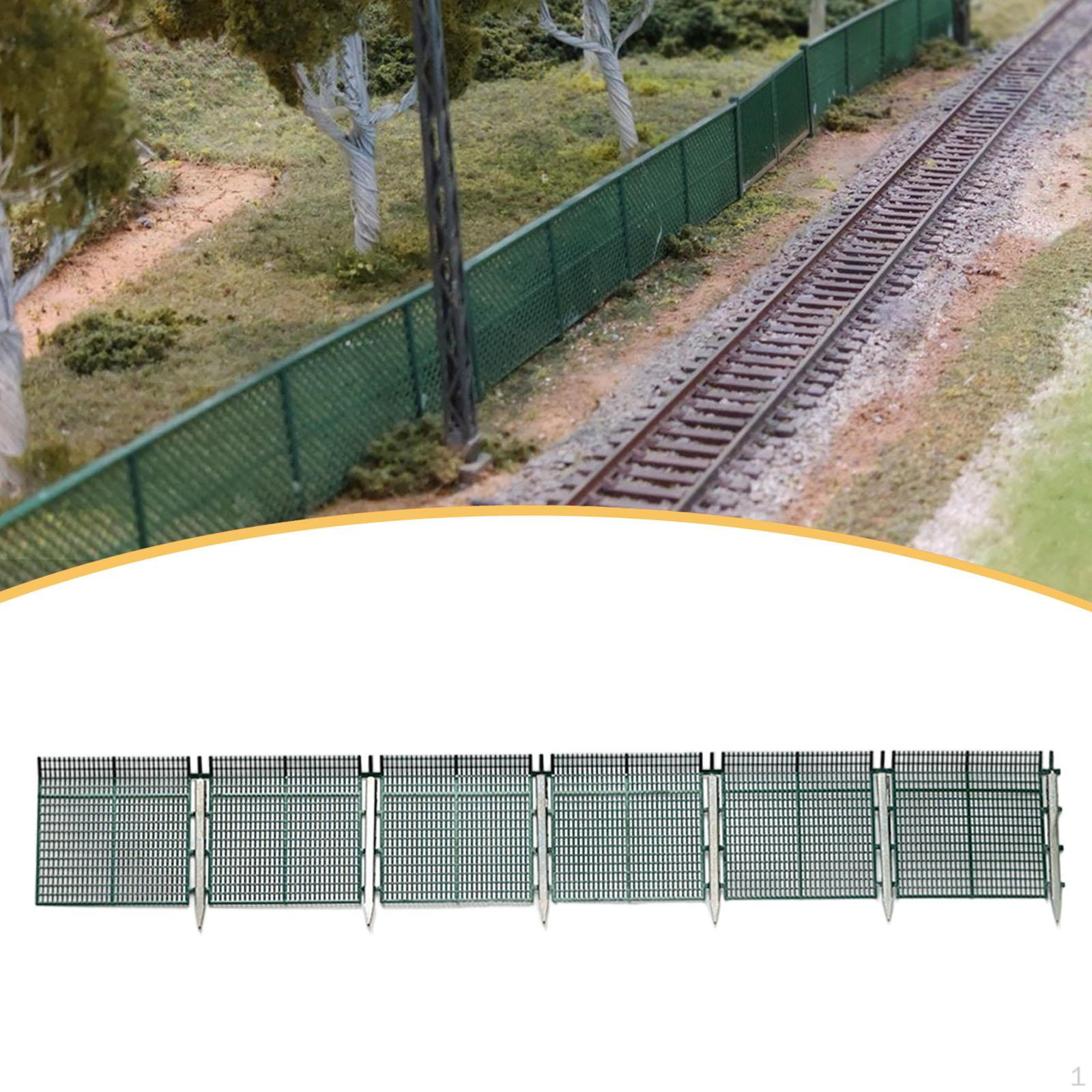 

Макет железной дороги Забор Пейзаж Масштаб HO Аксессуары для поезда 1:87 Декоративные для песочного стола