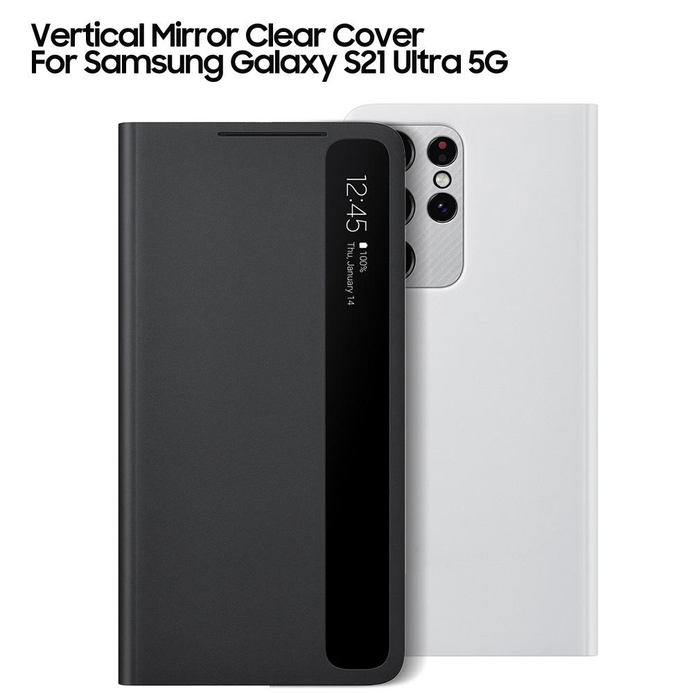 Smart View Phone Case For Samsung Galaxy S21 Ultra 5G Smart View Flip Cover Intelligent Phone Cover