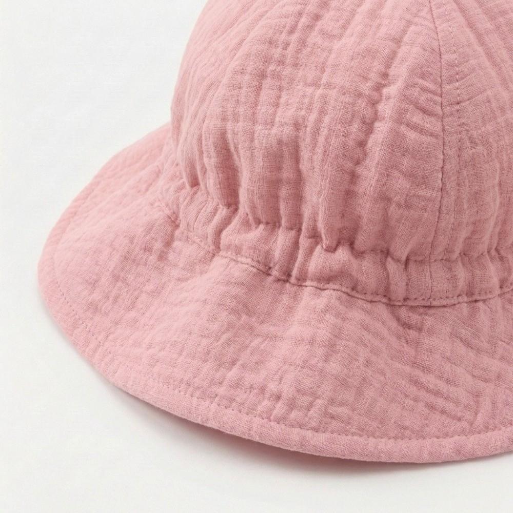 Breathable Gauze Muslin Baby Summer Hat Soft Edge Children Panama Cap Kids Sun Hat  Summer Season