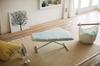 Yamazaki Jitsugyo Skandinavisk Stil Lösning Press Blå B75xDj36xH23cm Bostadsstandard Blommönster 2 Nivåer Höjdjustering 3957 Ca.