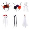 Creative Halloween Costume Headpiece Decorative Women Headbands Stylish Headgears Accessory for Themed Parties