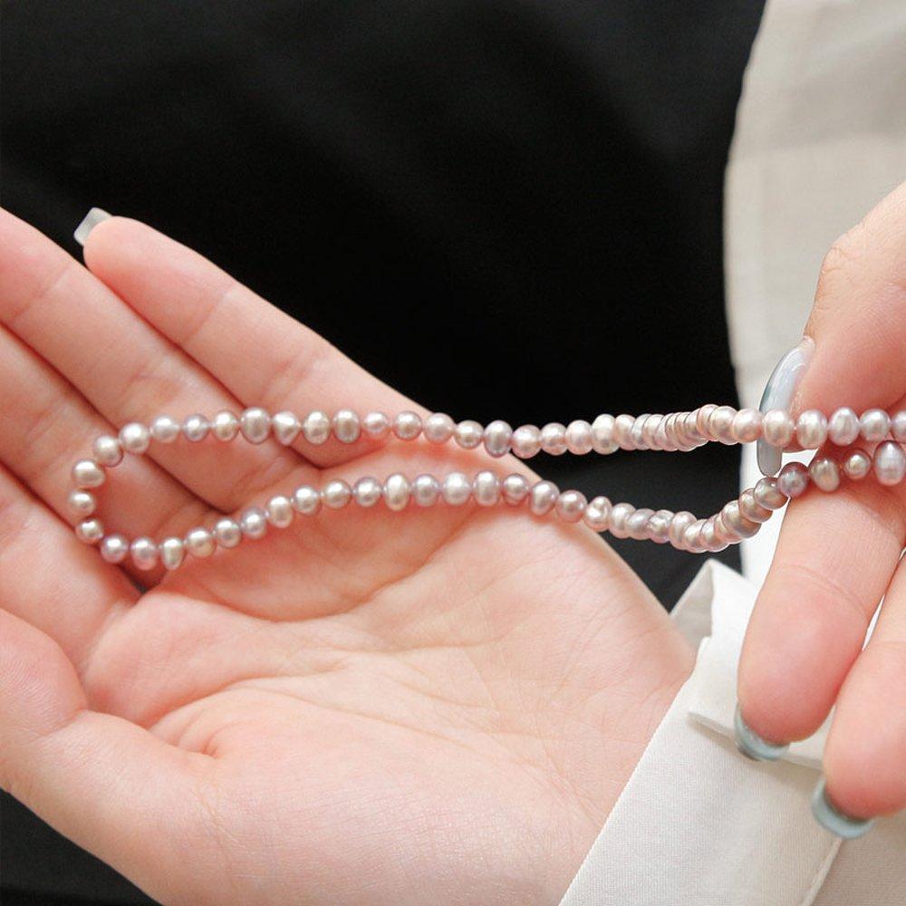 Bydaisy Light Purple 4.5mm Freshwater Pearl Necklace Bn0498