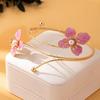 Buntes Offenes Armreif Böhmisches Armband Exquisites Blumenarmband Geschenk